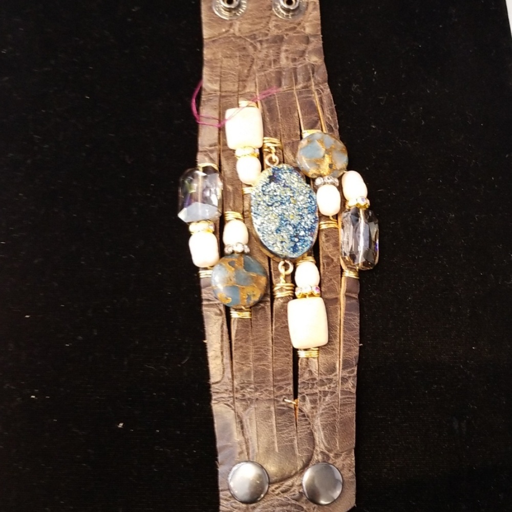 Leather bracelet